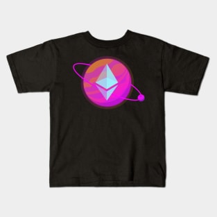 Ethereum Planet Kids T-Shirt